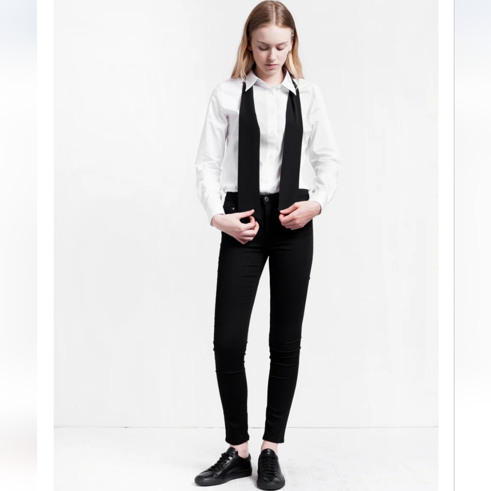 Acne Studios Women's Skin 5 Jeans, Size 27, Color Black